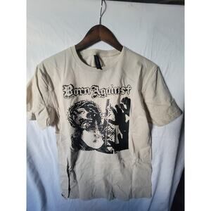 Born Against  band   t shirt size Medium  Cream